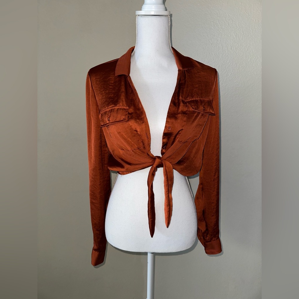 Urban Outfitters Satin Top - Size S